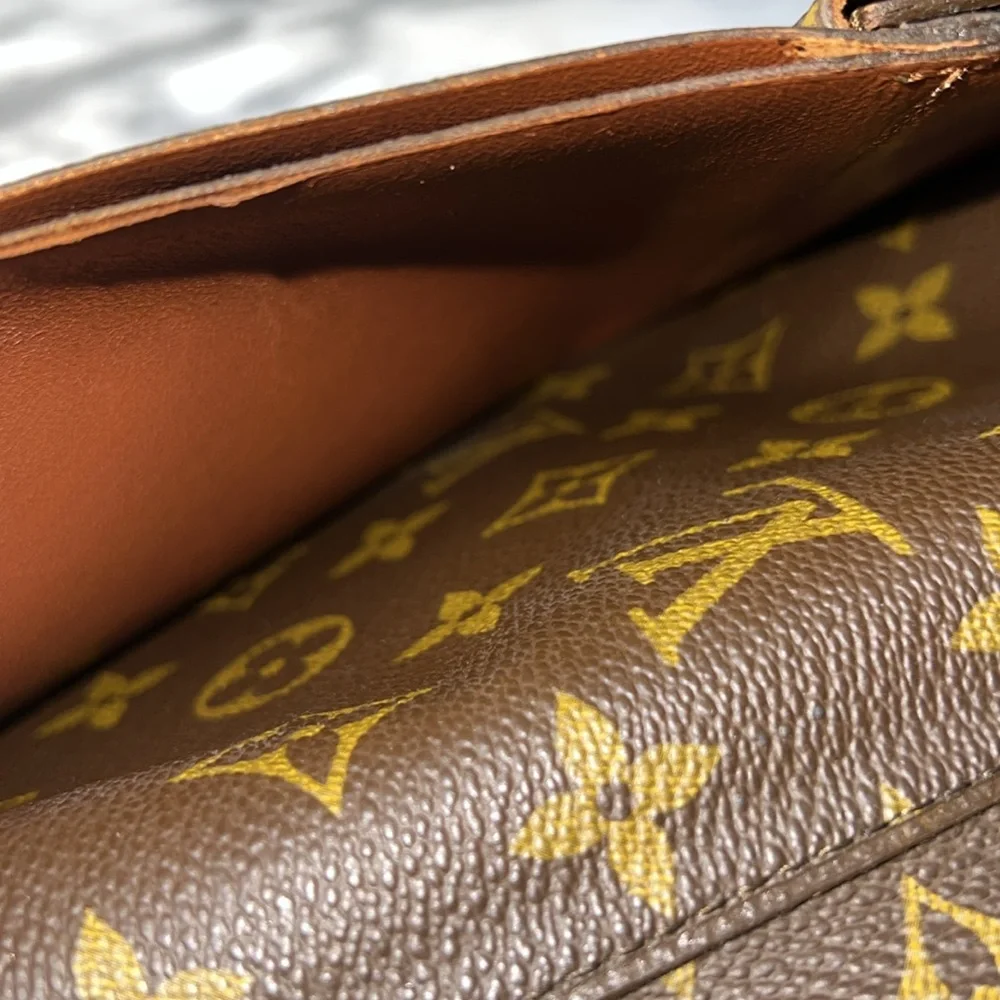 Louis Vuitton Brown Monogram Canvas Hand Pouch